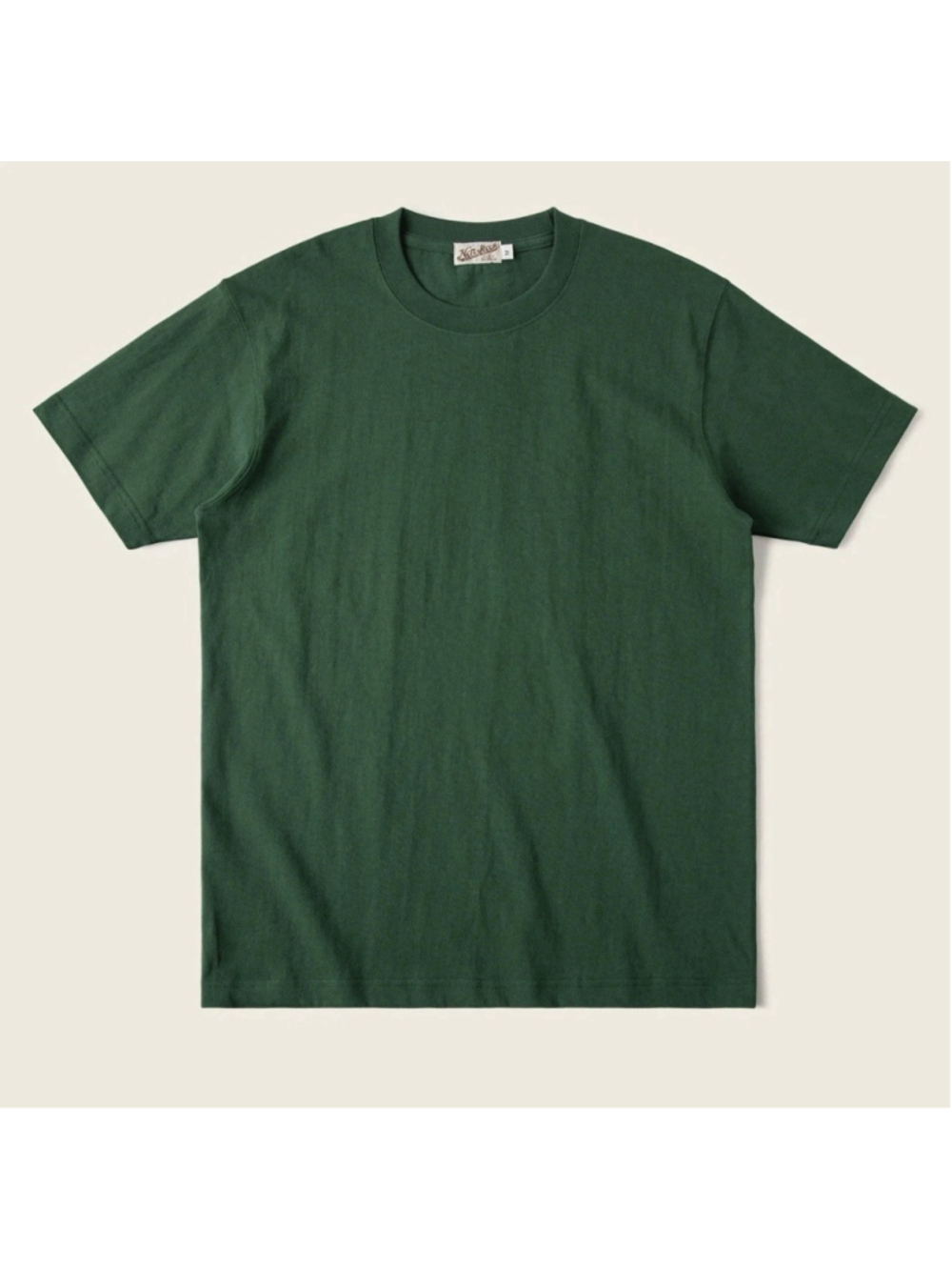 9 oz US Cotton Tubular T-Shirt Green Non Stock Mfg. Co. L